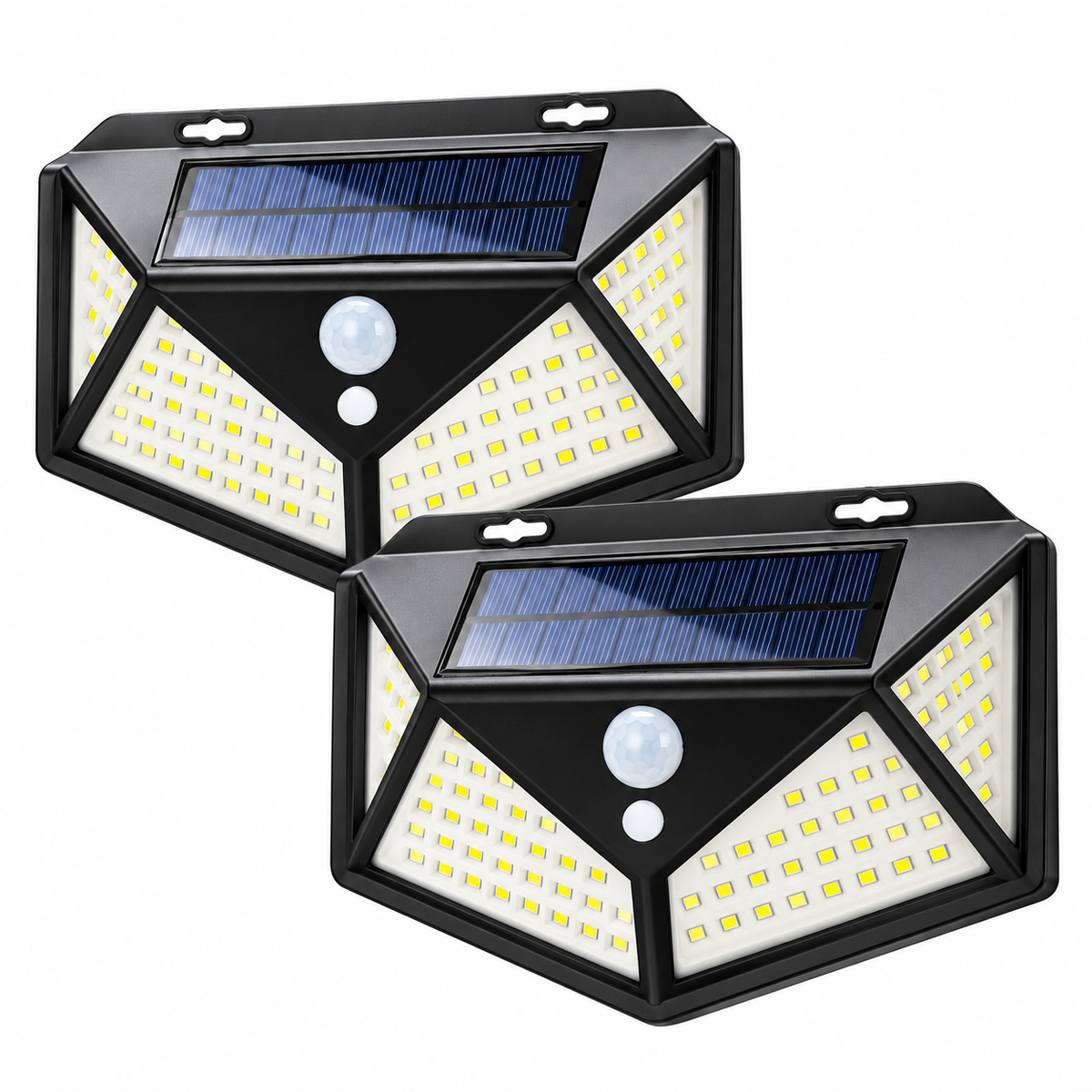 Solar Motion Sensor Outdoor Light – 100 LED Wireless Security Wall Lamp