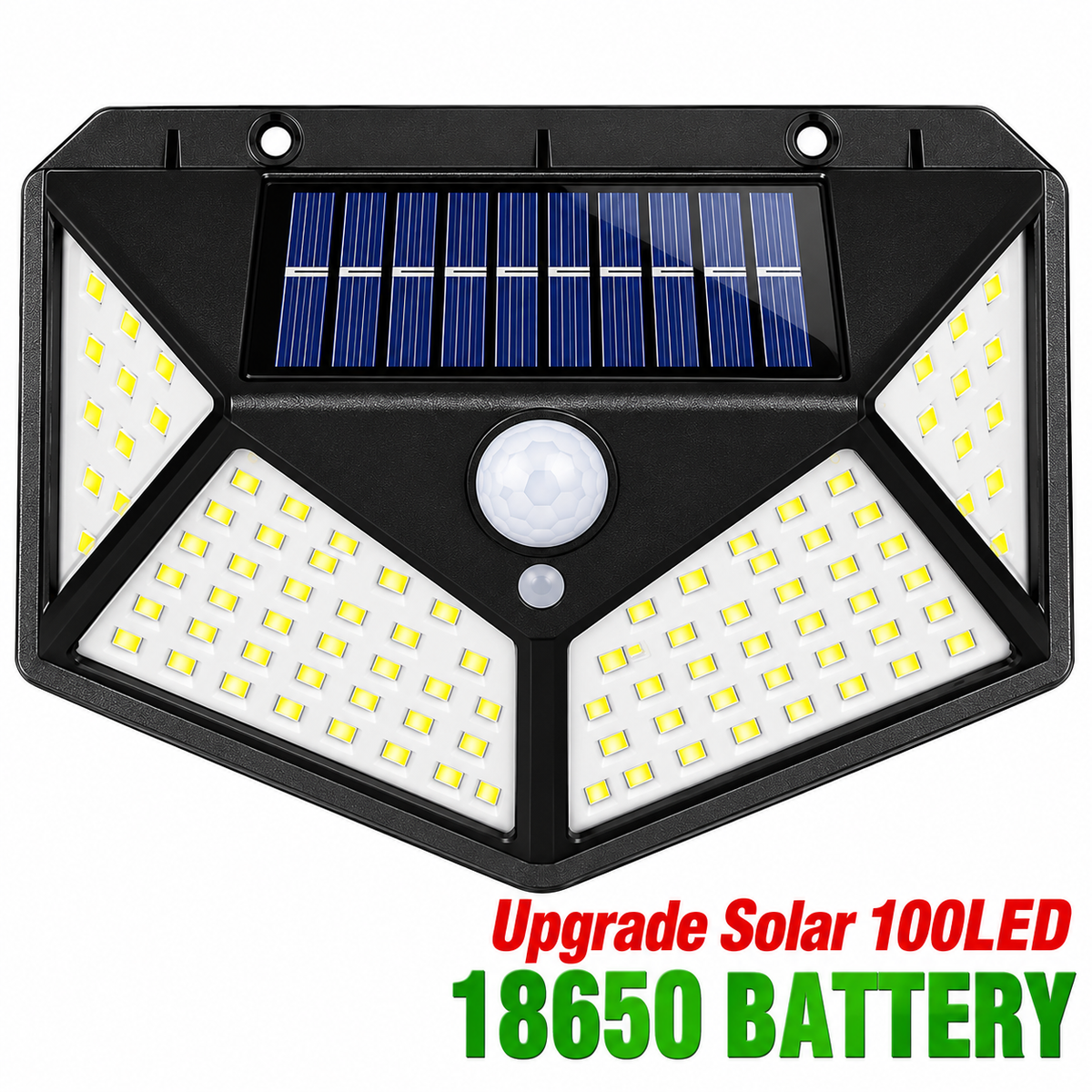 Solar Motion Sensor Outdoor Light – 100 LED Wireless Security Wall Lamp