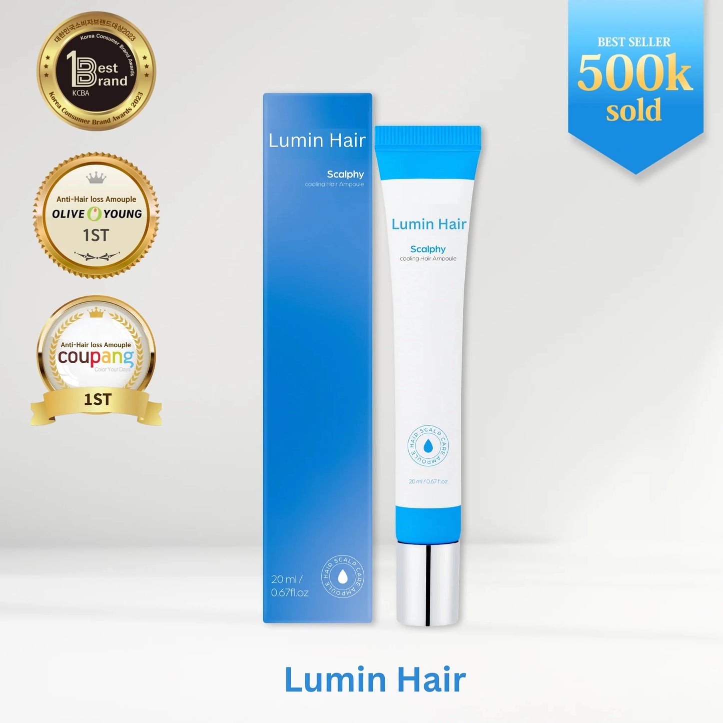 Lumin Hair Cooling Ampulle | Gesundheit und Haarwachstum der Kopfhaut 20 ml