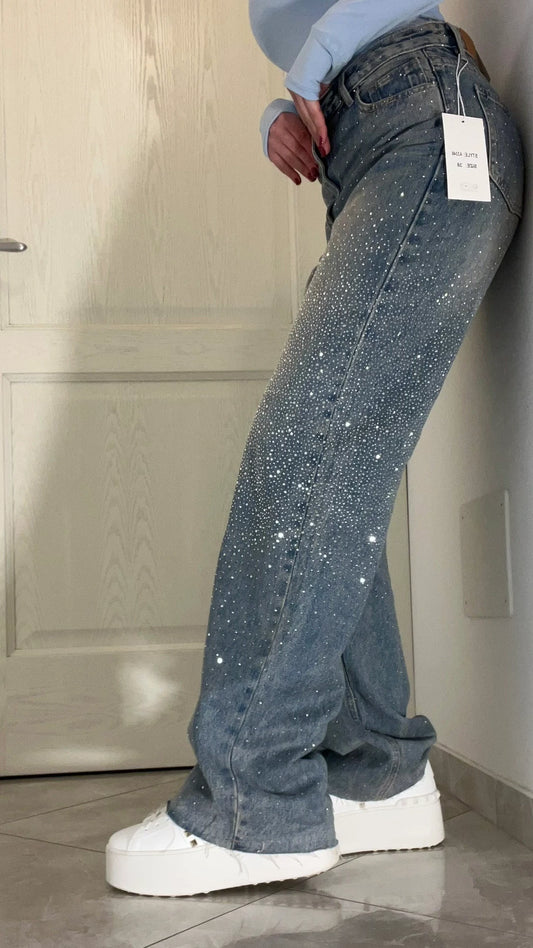 Rhinestone jeans